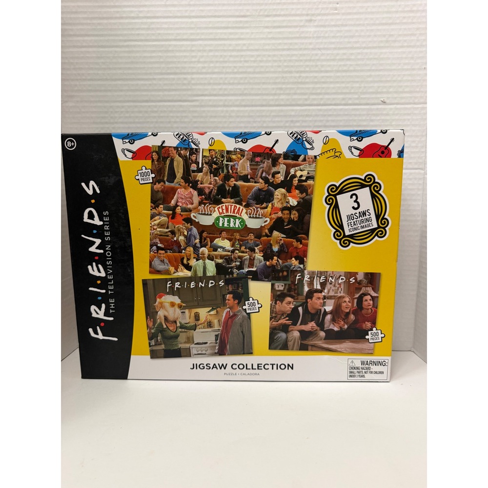 Friends TV Show Jigsaw Puzzle Collection 3 Pack‎ 1000 & 500 Piece Paladone NEW